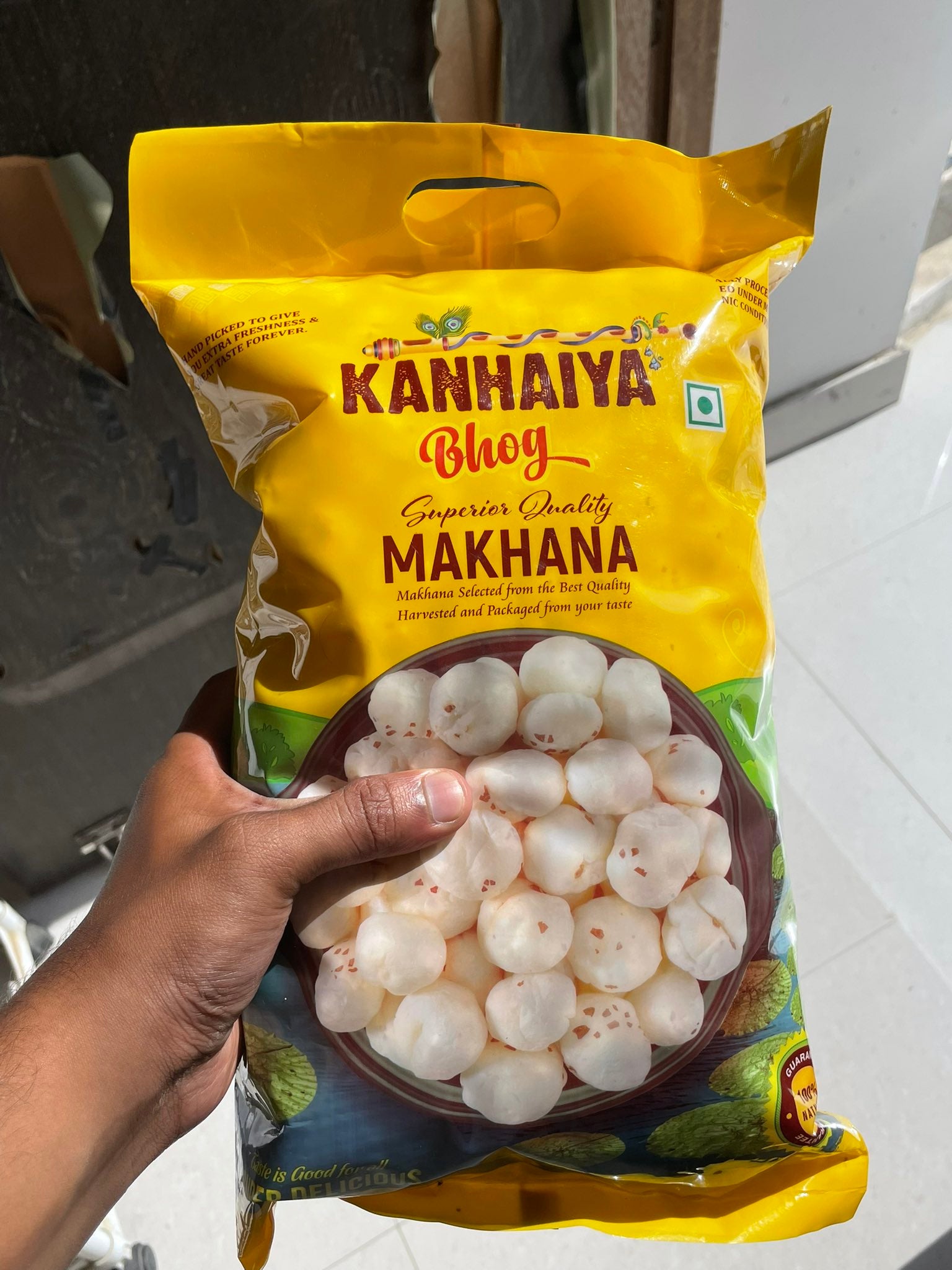 2 Radha Bhawani Makhana + 2 Kanhaiya Bhog Makhana (250gx4)